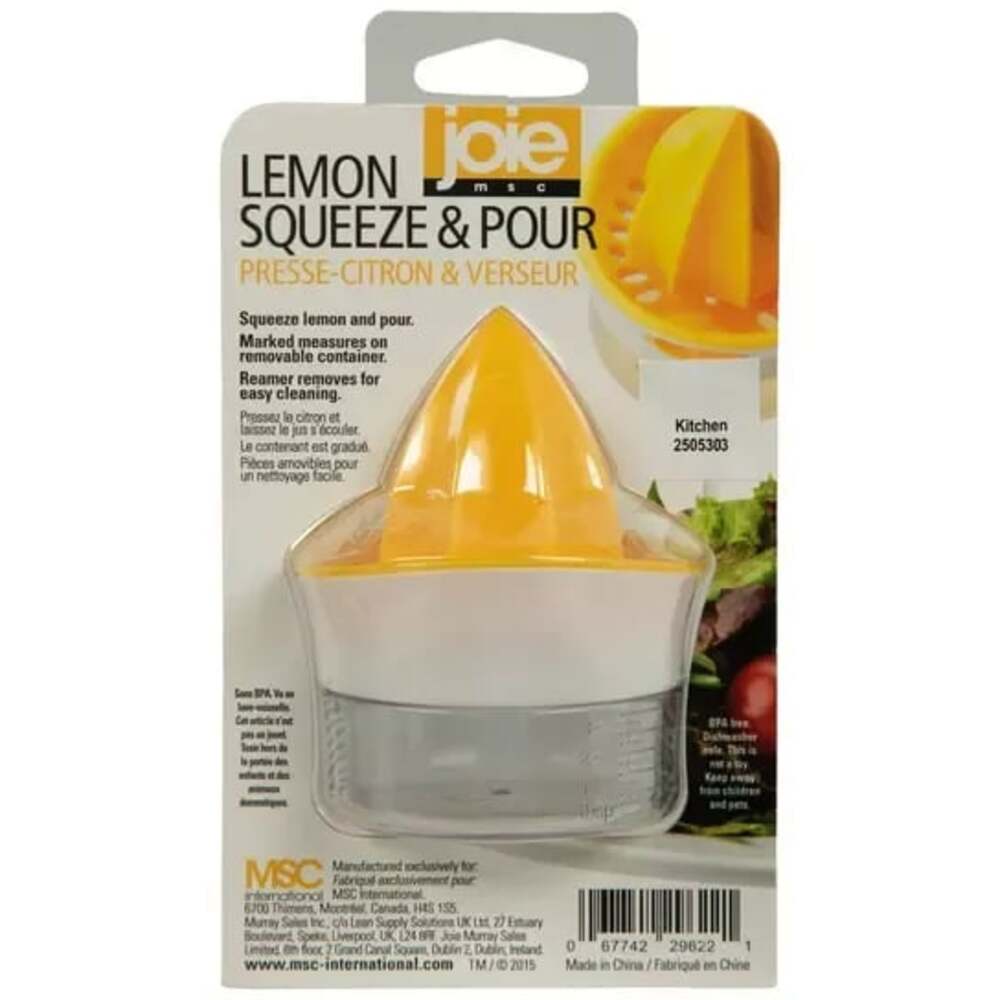 Joie Lemon Squeeze & Pour Manual Citrus Juicer